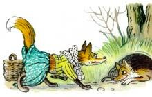 Как две лисы нору делили