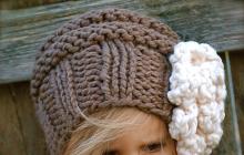 A selection of warm children's hats