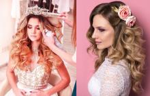 Fashionable wedding hairstyles for medium hair (50 photos) - With or without a veil?