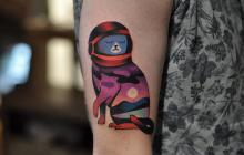 Space tattoo - meaning and designs for girls and men