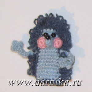 бахрома в круговых рядах чередуется с рядами ст.б.н.