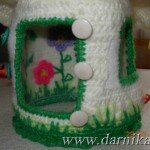 бесплатный мастер-класс вязаной развивающей игрушки "Грибок - теремок"