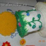 бесплатный мастер-класс вязаной развивающей игрушки "Грибок - теремок"